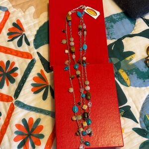 Talbots Multicolor Beaded Necklace
